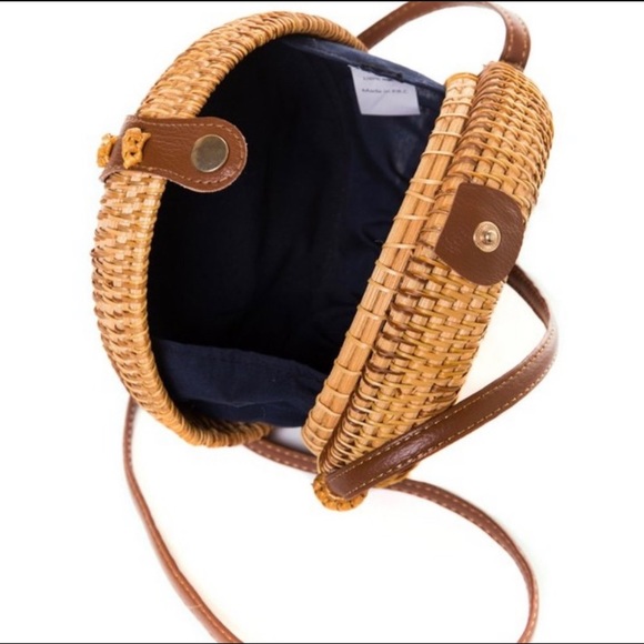 Final Price!🌟Handmade Rattan Crossbody Bag - Picture 2 of 7